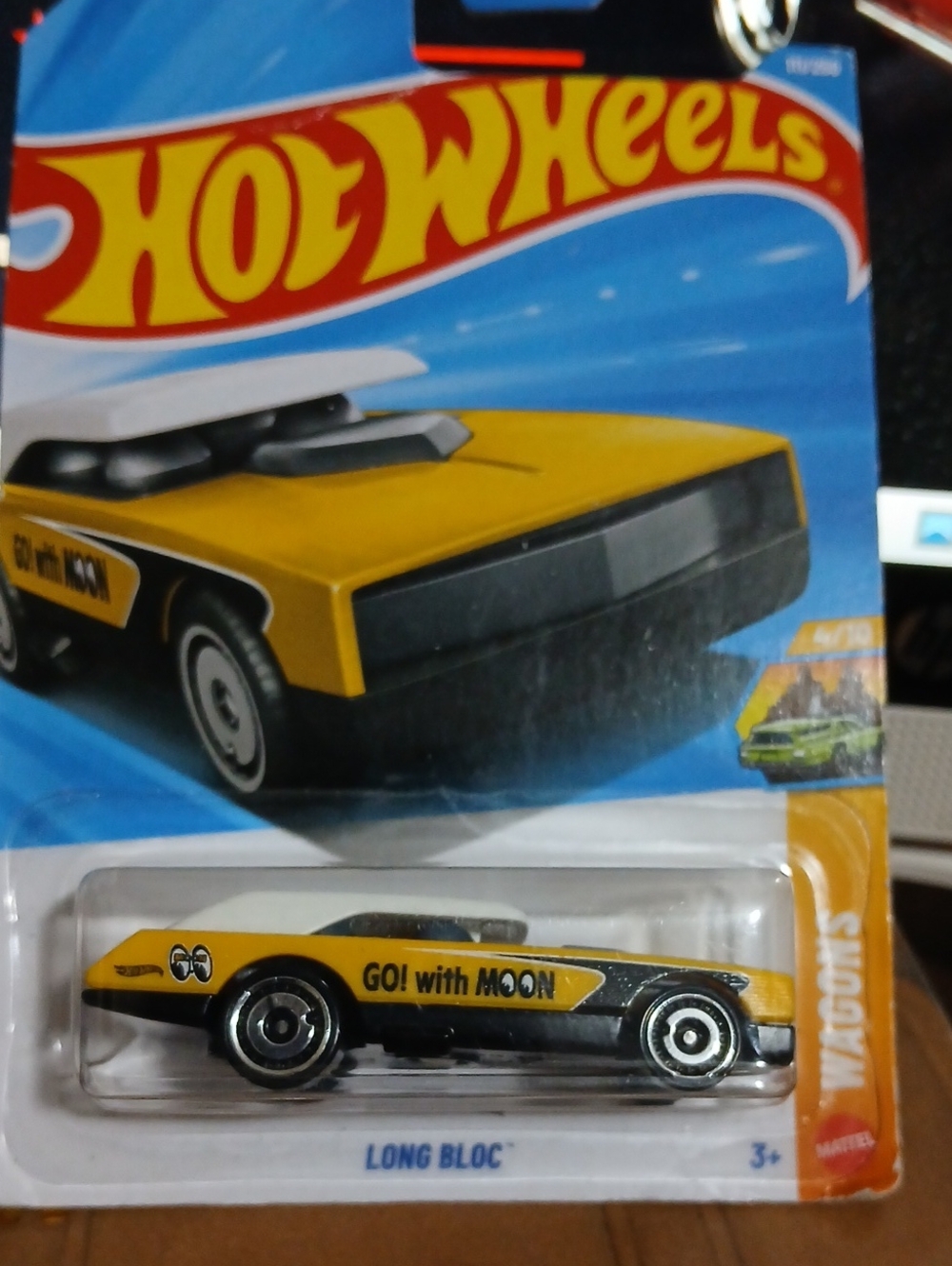 Hot Wheels Long Bloc  Car - Yellow & Black